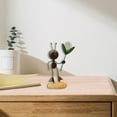 thumbnail image 6 of Ant Figurine Home Decor,Help Relax Collection Bedroom Healing Heart Good Mood for Living Room, Office Desk, Shelf Display, Unique Housewarming Gift - Flower Ant(Black,A), 6 of 8
