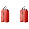 thumbnail image 3 of Ruiboury Lightweight And Portable Shoe Bag For Travel Pack Shoes With Ease Using Compact Storage Bag Easy red L 2Set, 3 of 6