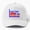 White, variant on No Time for Stupid People Baseball Cap, Direct Attitude Statement Graphic Design, Classic Hat