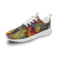 thumbnail image 2 of Abstract Vibrant Fractal Artwork Sneakers Casual Lightweight Footwear For Women Men Running And Walking Athletic Casual Sneakers, 2 of 6