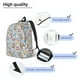 thumbnail image 3 of Disketp Summer Time With Gnome Mochila de Lona Estampada, Mochila Escolar de Viaje Ligera para Estudiantes y Portátil-Small, 3 of 5