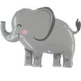 thumbnail image 4 of Jungle Elephant 33 Inch Foil Mylar Balloon [25207], 4 of 5