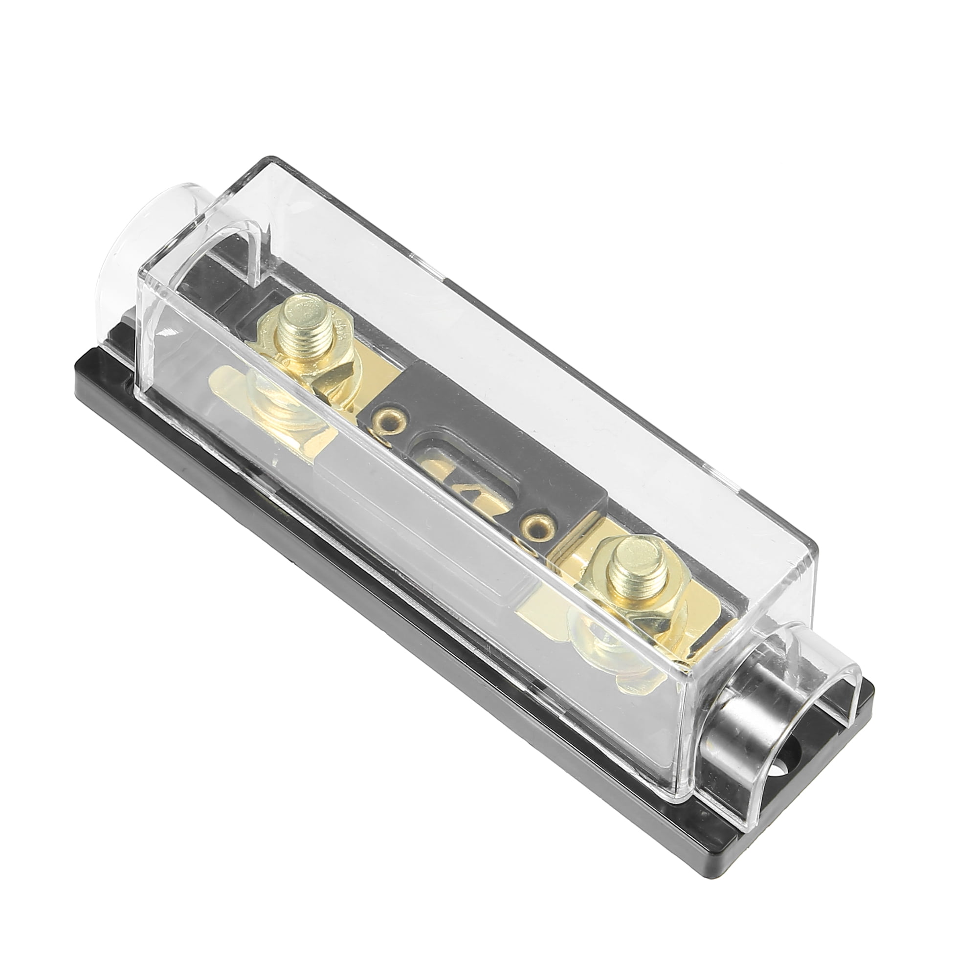 Unique Bargains 5pcs 150 Amp Fuse 0 4 8 10 Gauge Inline ANL Fuse Holders Clear Black Fuse Block For Car Audio Video Stereo - View #10
