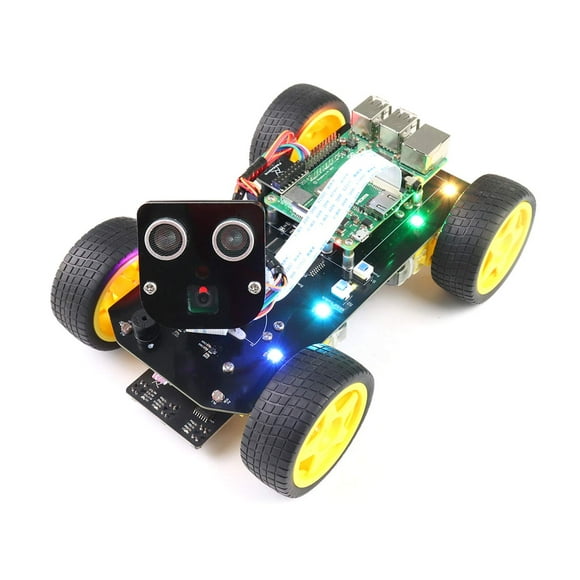 Kit de coche inteligente Freenove 4WD para Raspberry Pi 5 4 B 3 B+ Zero 2 W