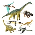 thumbnail image 2 of Figuras de acción de juguete de dinosaurios coleccionables, dinosaurio Carnosaurus, Velociraptor, mosasaurus, T rex, Spinosaurus, Jurassic World, regalos, 2 of 5