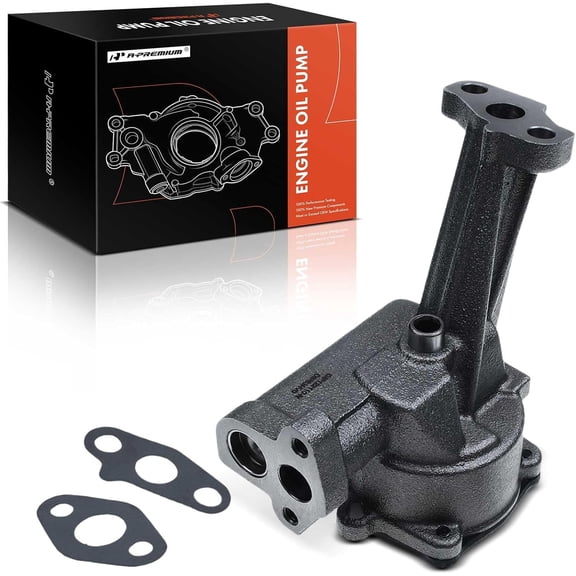 A-Premium High Volume Oil Pump with Gasket Compatible with Ford F-100, F-150, F-250, F-350, Mustang, E-100/E-150/E-250/E-350 Econoline Club Wagon, Bronco & Lincoln Continental, 5.8L