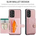 thumbnail image 4 of Case for Samsung Galaxy A53 5G, Detachable Magnetic Wallet Credit Card Slot Kickstand Cover Support Wireless Charging Compatible with Samsung Galaxy A53 5G (Pink), 4 of 9