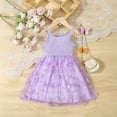 thumbnail image 2 of Toddler Girls Cotton Ribbed Sleeveless Dress with 3D Skirt for Summer Playwear Soft Breathable Size 1-5 Years, 2 of 7