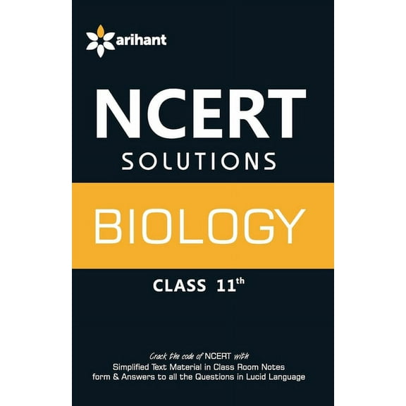 NCERT Solutions Biology Class 11th, (Paperback)