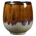 thumbnail image 2 of Ceramic Kiln-Change Espresso Cups Small Espresso Coffee Cup Spirits Cups Tasting Cups Ceramic Mate Cup (L,Yellow ,1PCS), 2 of 9
