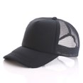 thumbnail image 1 of Mesh Cap - Black Trucker Hat with Net, One Size, 1 of 4