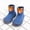 Blue, variant on Tod-dler Girl Boy Sock Booties, Soft and Warm with Grippers, Ideal for Cold Floors at Home, Sizes 18-27 Green 19