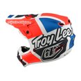 thumbnail image 2 of Troy Lee Designs Se4 Polyacrylite Helmet Quattro Orange Blue size Small, 2 of 7