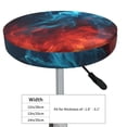 thumbnail image 4 of Balery Red And Blue Fire Fundas de asiento para taburete de bar redondo de tela de terciopelo ajustables que protegen de arañazos y manchas para sillas de 14 a 17 pulgadas.-14 inch, 4 of 7