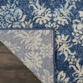 thumbnail image 5 of Nourison Tranquil Damask Navy/Light Blue 2' x 4' Area Rug, (2x4), 5 of 8