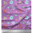 thumbnail image 1 of Soimoi Cotton Duck Fabric Crab,Balloons & Alphabets Kids Fabric Prints By Yard 42 Inch Wide, 1 of 1