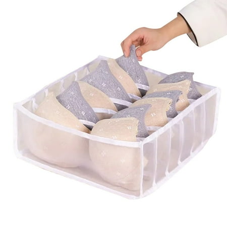 

6/7/11 Girds Underwear Bra Organizer Storage Box Drawer Closet Socks Underwear Organizer Divider Clothing Storage Box