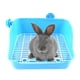 thumbnail image 4 of Caja de arena para conejos Sunnimix inodoro Bandeja de arena para inodoro, 4 of 8