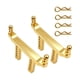 thumbnail image 4 of 2 piezas de soportes de carrocería RC 1:16, pilares de carcasa delantera y trasera, actualización de aleación de aluminio para camiones 16102Pro 16101 Oro, 4 of 8