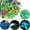 Colorful, variant on PULLIMORE 300 Pcs Fish Tank Luminous Rocks Glow in the Dark Luminous Gravel Stones for Garden Walkways Landscaping Decor (Colorful)