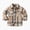 Khaki, variant on YIWULA Toddler Long Sleeve Plaid Jacket Baby Boys Girls Button Down Flannel Thick Shirt Fall Winter Coat for Kid(3-6 Months,Brick Red)