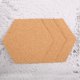 thumbnail image 1 of Posavasos de corcho autoadhesivos ckepdyeh, tapetes de corcho, hojas de respaldo de corcho para posavasos y suministros para manualidades de bricolaje (100, hexagonales), 1 of 8