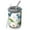 White Dinosaurs Geometric, variant on 12oz Coffee Tumblers White Dinosaurs Geometric Plants Pattern Stainless Steel Vacuum Insulated Travel Tumbler Coffee Cups Mug with Lid and Straw with Cleaning Brush for Cold & Hot Drinks