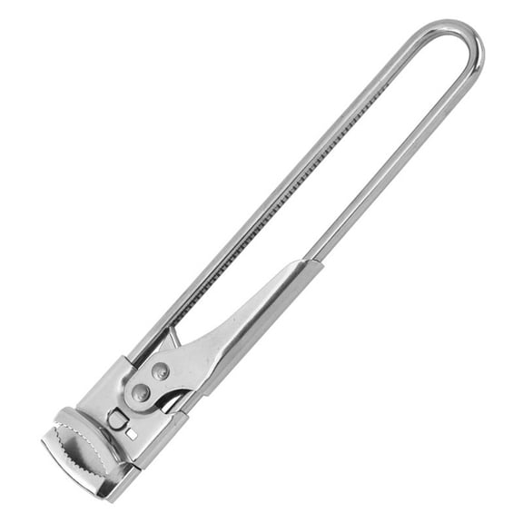 Stainless Steel Can Opener Adjustable Design For Easy Use In Kitchen And Bar
