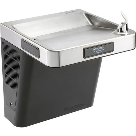 Filtered, Graphite & Stainless Steel Refrigerated Drinking Fountain