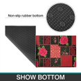 thumbnail image 6 of Pioneer Flower Floral Print Pattern Kitchen Rugs Sets Of 2, Anti Fatigue Non Slip Washable Floor Mats for Kitchen Sink Laundry, 17X30 Inch + 17X47 Inch, 6 of 6