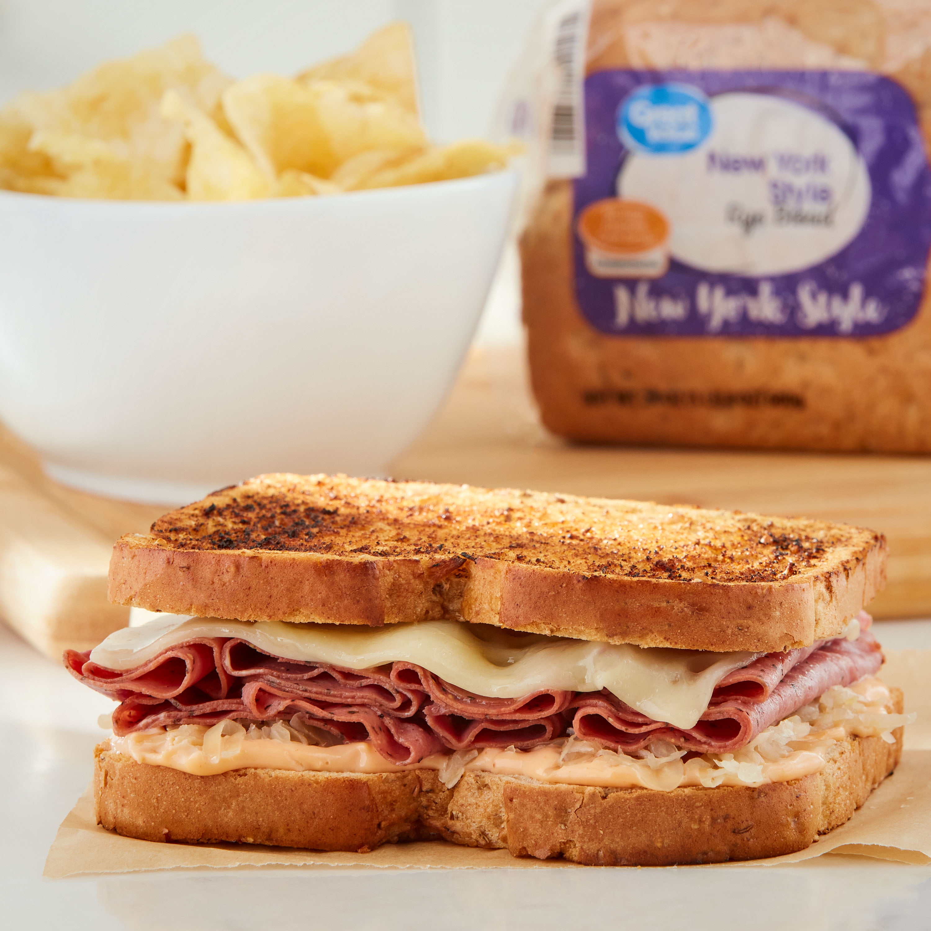 Great Value New York Style Rye Bread, 24 oz