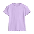 thumbnail image 5 of Avtoify Children's Solid Color Short Sleeve Round Neck Summer Kids T Shirt, 5 of 6