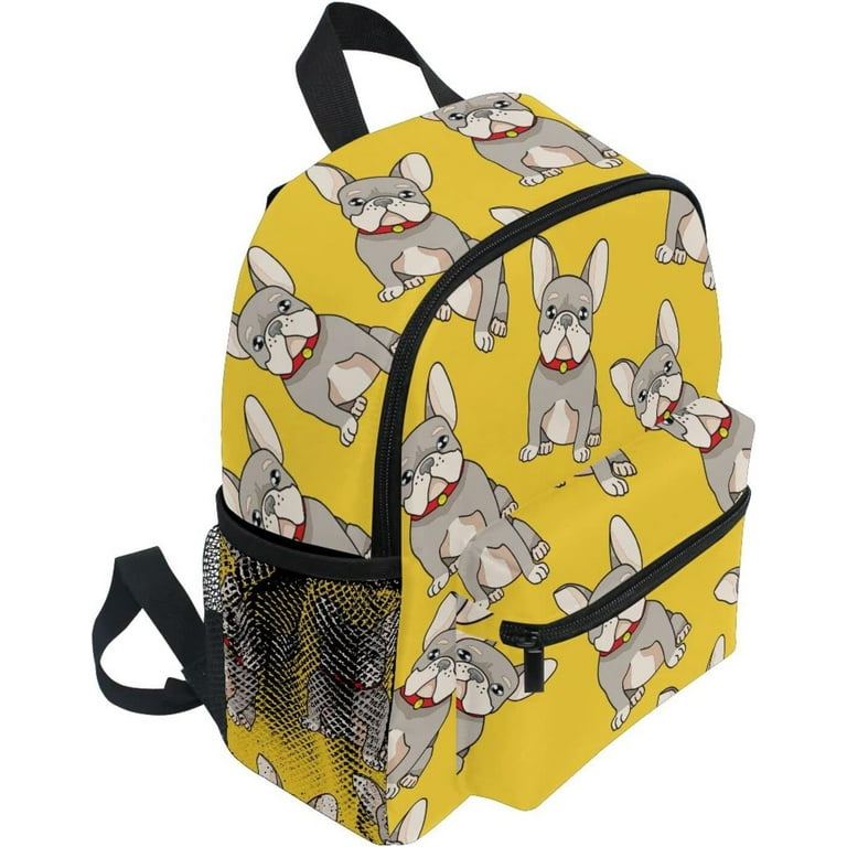 Dreamtimes 12.6 Inch Mini Backpack Cute Bulldog Cute Pattern School Bag For  Kindergarten Kids with Name Tag - Walmart.com