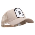 thumbnail image 5 of Skull and Choppers Patched New Big Size Trucker Mesh Cap - Khaki XL-3XL, 5 of 5