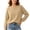 *Khaki, variant on ClodeEU Women's Crew Neck Loose Long Sleeve Knit Sweater Top,Soft Solid Color Casual Pullover Beige,Women's Plus Free Size