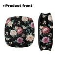 thumbnail image 2 of Jiueut Colorful Flower Rollator Seat Cushion Back Bar Cover Set for Women 2 Piece Padded Seat Cushion for Rollator Walker Washable Rollator Seat Cover Set for Seniors, 2 of 7