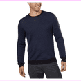 thumbnail image 1 of Calvin Klein Men's Italian Yarn Merino Wool Blend Sweater, Brascapitti Comb, M, 1 of 2