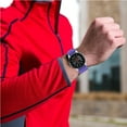 thumbnail image 5 of Replacement Silicone Sport Band Wrist Strap For Samsung Galaxy Watch S3, Purple/46mm, 5 of 6