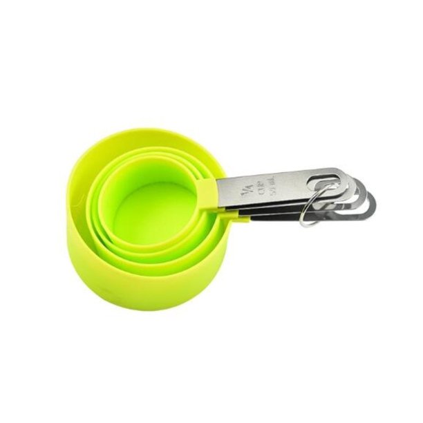 4 uds/5 uds/10 Uds. Cucharas multiusos/herramientas de medición de tazas PP accesorios para hornear acero inoxidable/mango de plástico utensilios de cocina Tan Jianjun unisex