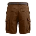 thumbnail image 4 of Dresfit Mens Cargo Shorts Knee Length Big and Tall Work Shorts Summer 2026 Stretch Baggy Short Pants Plus Size Elastic Waist Carpenter Shorts (no belt) 4XL, 4 of 5