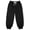 Black, variant on KIDDORY Toddler Girls Sweatpants Cotton Jogger Pants with Stretch Waist and Pockets for Daywear Outdoor Play 2T-12Y