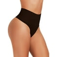 thumbnail image 2 of Seamless Thong Shapewear for Women Tummy Control Body Shaper Underwear High Waist Shaping Panties Girdle, 2 of 5