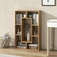 thumbnail image 4 of Costway 7-Cube Geometric Bookshelf with Anti-Toppling Device Modern Open Bookcase Natural, 4 of 10