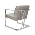 thumbnail image 2 of Dining Chair Light Grey Satin, 2 of 2