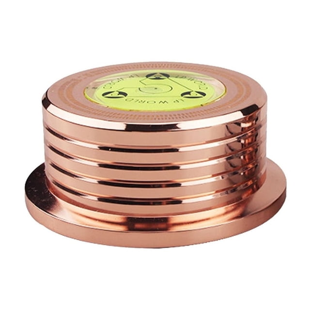 For Turntable Vinyl Disc Stabilizer 50 Hz Vinyl Disc Recording Aluminum Weight Elimination Vibration Recorder Alloy ,Easy to Set Up