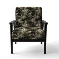 thumbnail image 4 of Designart « Forest Harmony » Fauteuil d'Appoint Rembourré Vert à Motif Floral - Fauteuil de Style Champêtre pour Salon, 4 of 7