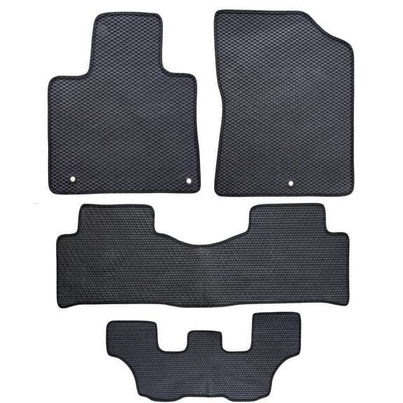 All Weather Floor Mats for 2021 to 2026 Kia Sorento Full 3 Row Set