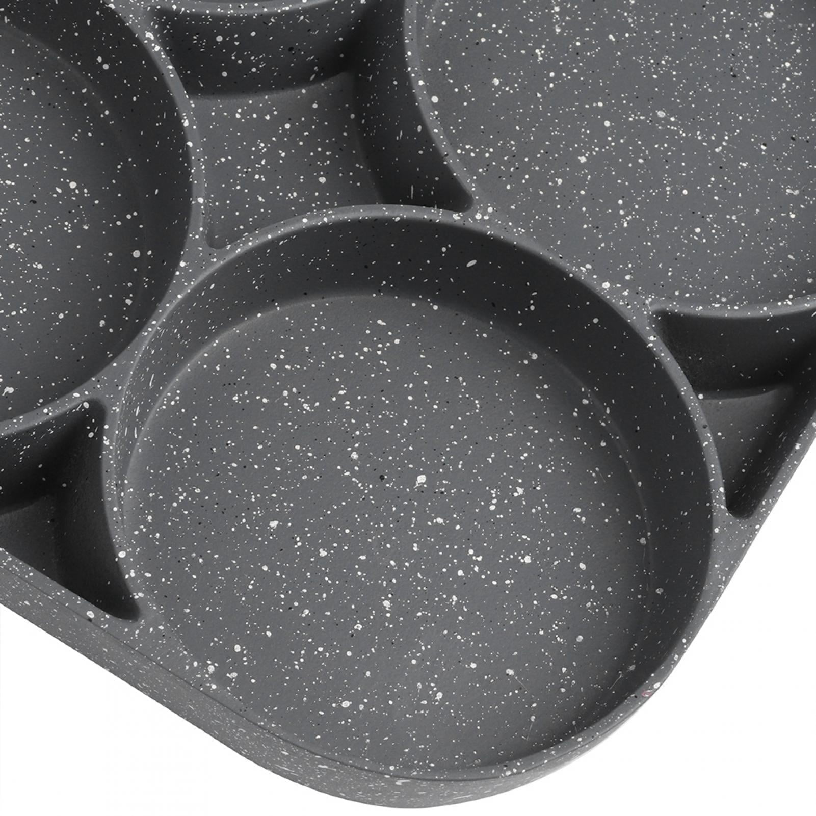 Poêle à crêpes antiadhésive, poêle à crêpes, crêpes, poêle à frire avec poignée, poêle à frire en alliage d'aluminium à fond plat (22 cm