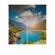 thumbnail image 1 of ABPHQTO Piva Canyon Reservoir National Park Europa Belleza Mundo Japonés Noren Cortina Puerta Ventana Tratamiento Cortinas 105x120 cm, 1 of 1