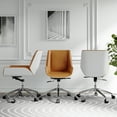 thumbnail image 2 of ZARKEA Luxury Executive Office Chair – Ergonomic Back Design with Wood & Leather Finish（Brown）, 2 of 5